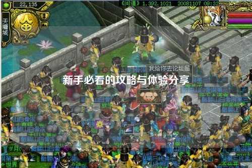 新手必看的攻略与体验分享